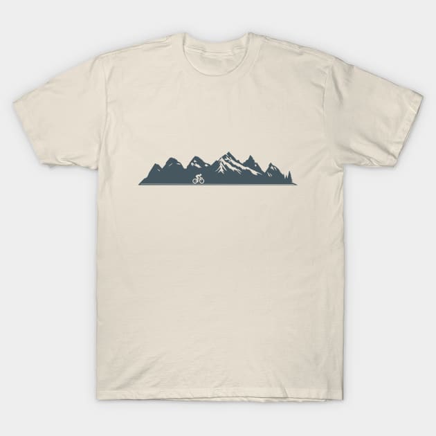 Cyclist Mountain Biker Gift T-Shirt by Selknen 🔥